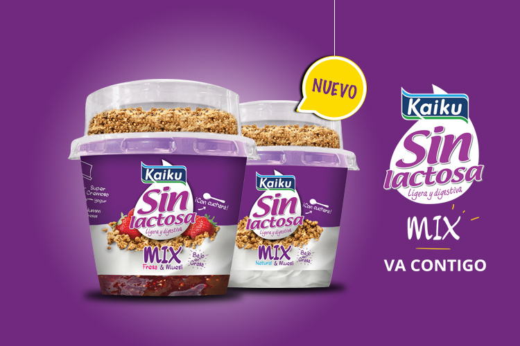 Yogur sin Lactosa con Muesli, KSL Mix