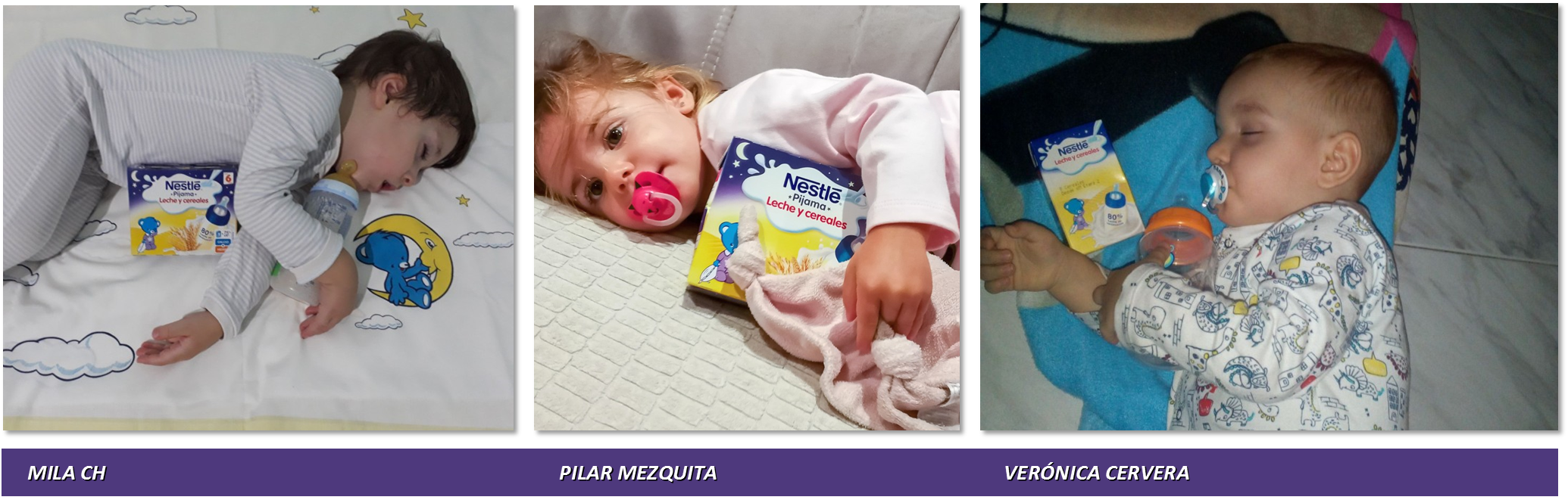 Nestlé pijama leche y cereales