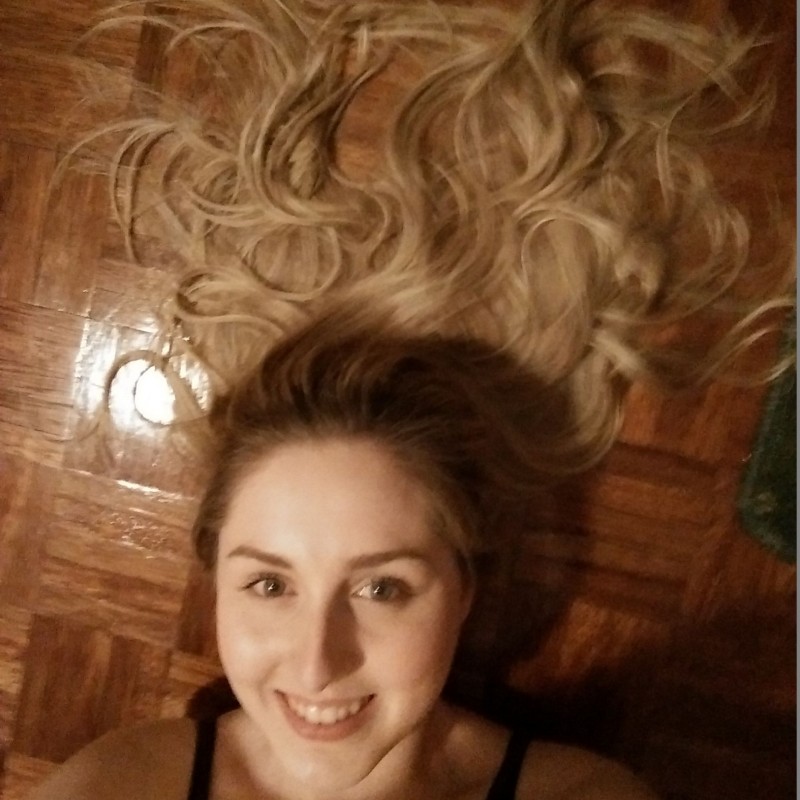 Cabelo no final da experiência :)