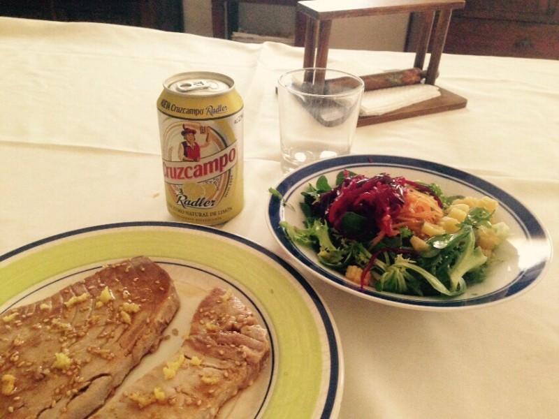 Disfrutando de mi Radler