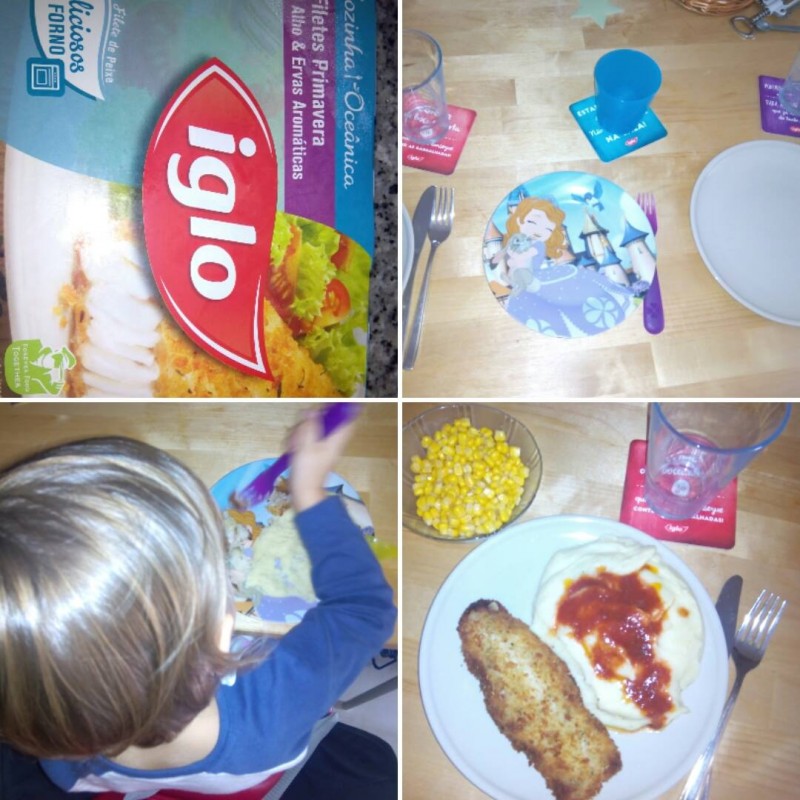 Em casa todos comem filetes Iglo