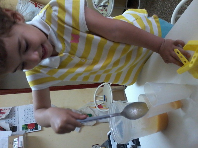 me gusta hacer helado