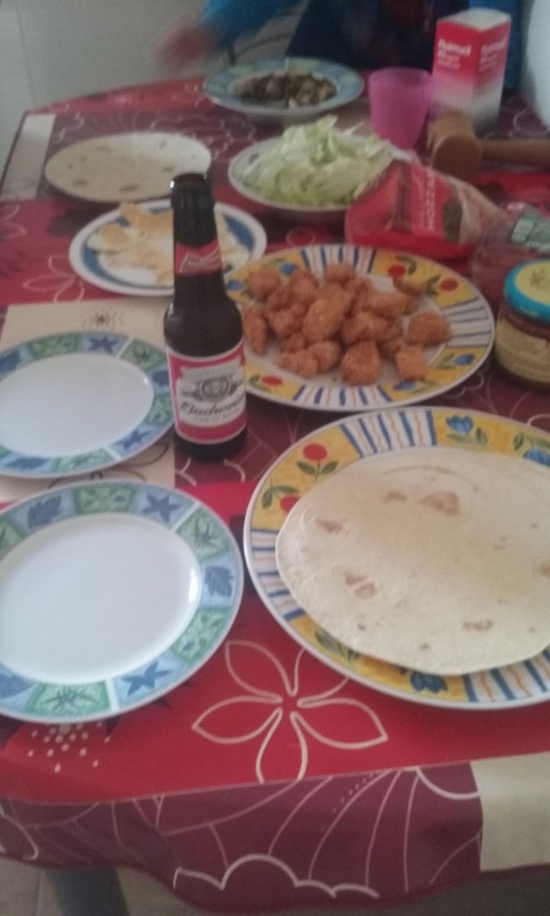 Mesa preparada