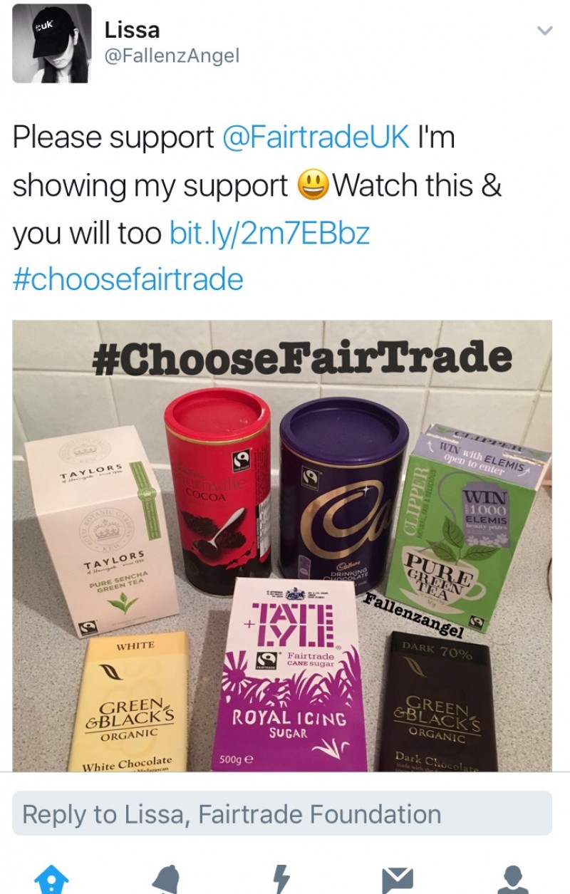 #choosefairtrade 