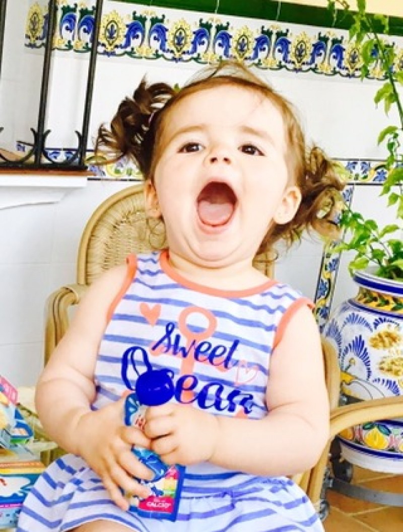 Su cara al ver aiogolino cerca!!
