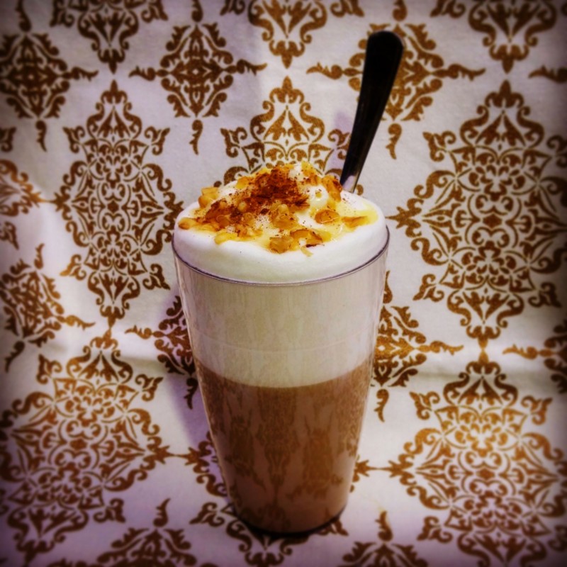 Um cappuccino que eu inventei.