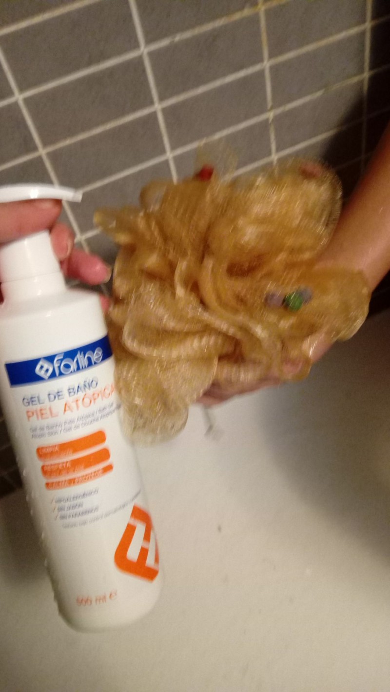 Empezamos con el baño