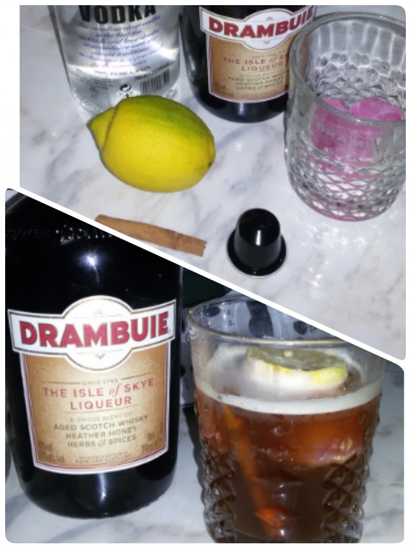 O meu cocktail "drambcoffe "