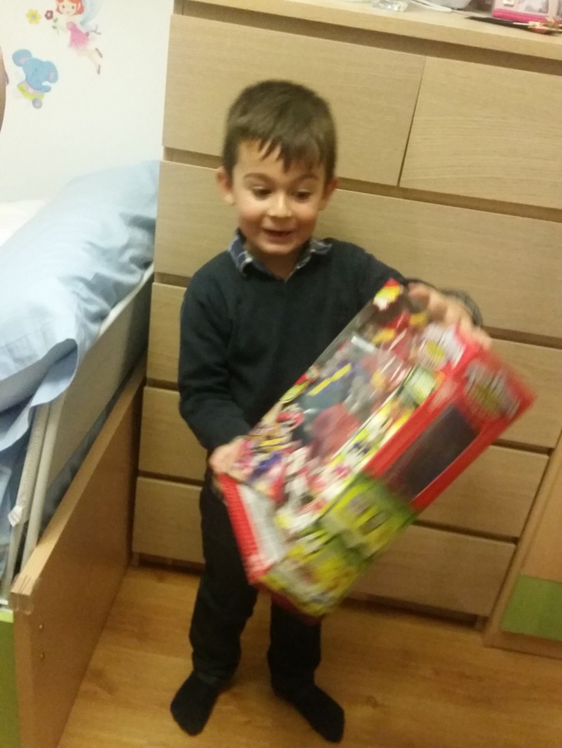 Felicidad total de mi sobrino