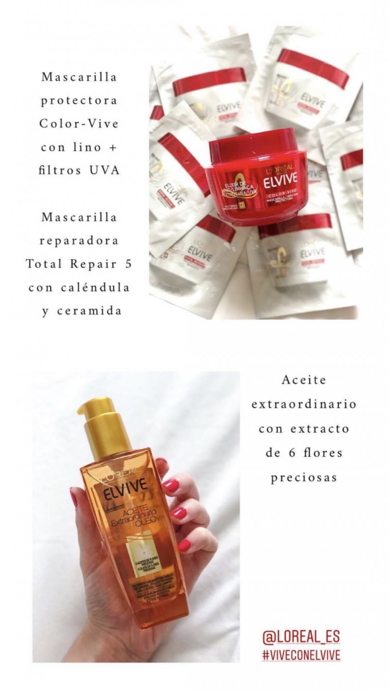 Mascarilla Color Vive + Aceite extraordinario ELVIVE