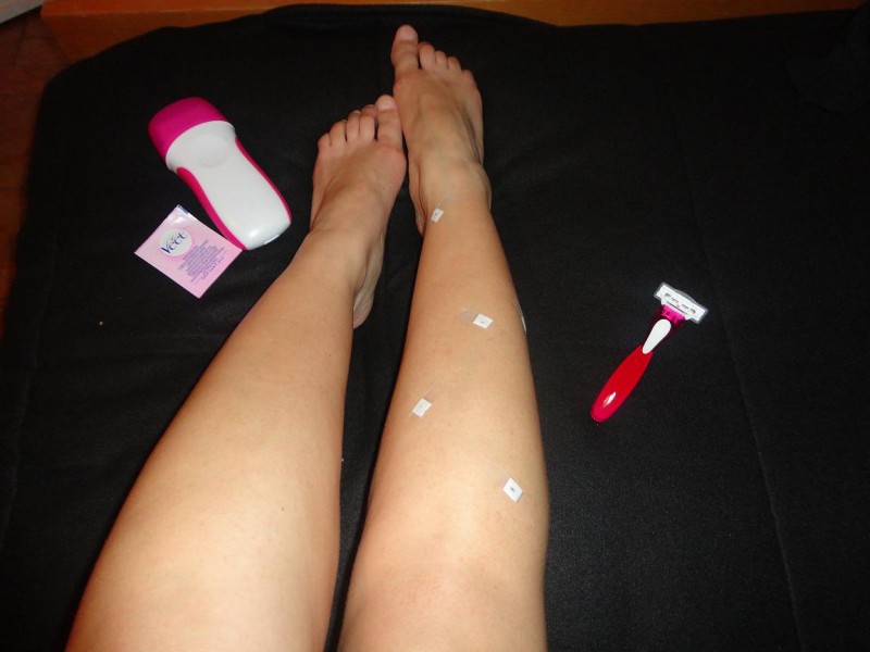 Roll-On EasyWax VEET vs Lâmina