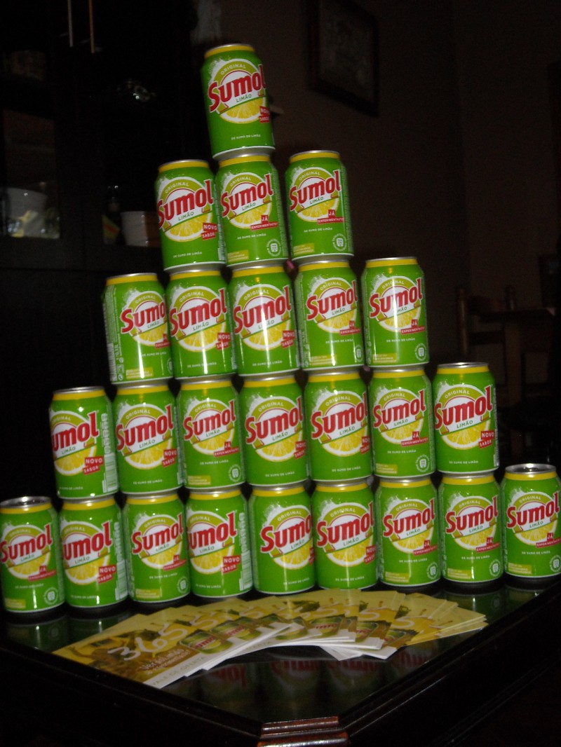 A chegada do Sumol