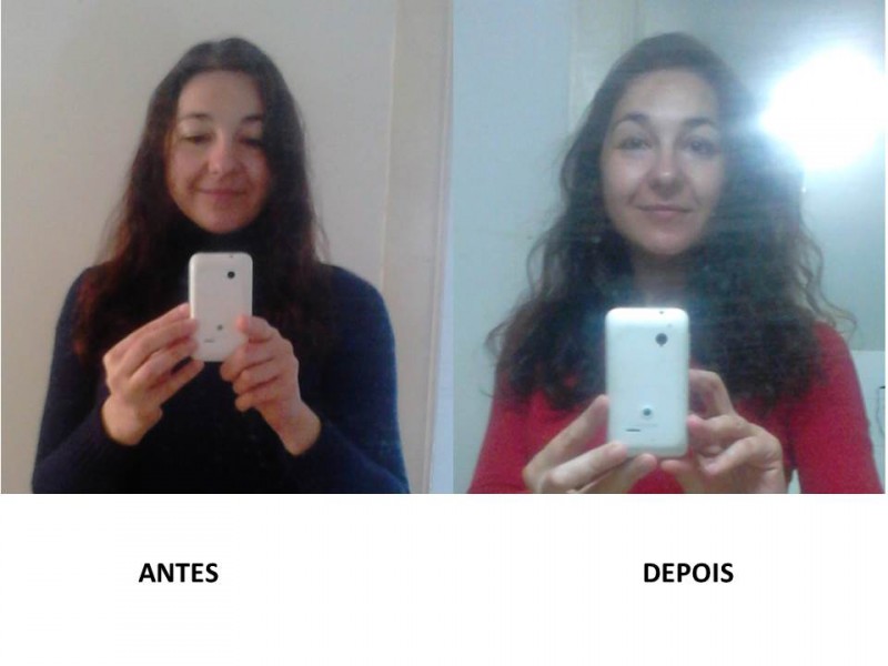Antes e depois :D