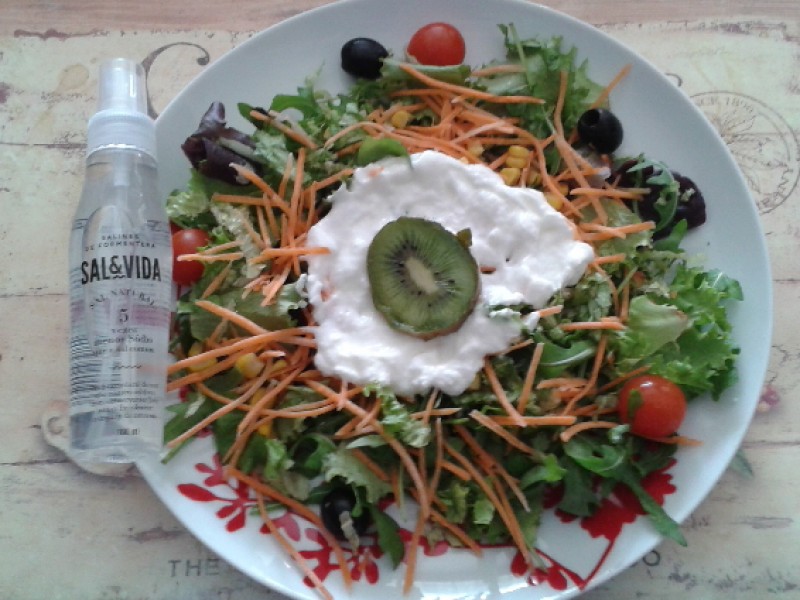 salada de iogurte