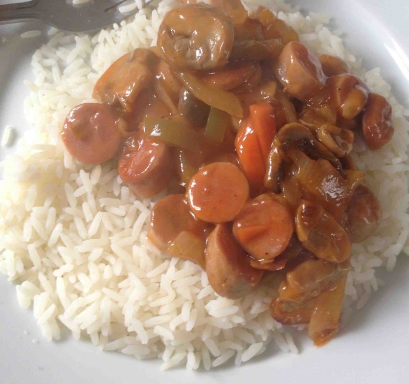 Salsichas e Agridoce
