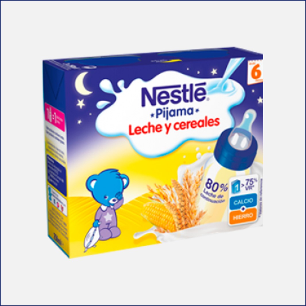Nestlé Pijama leche y cereales